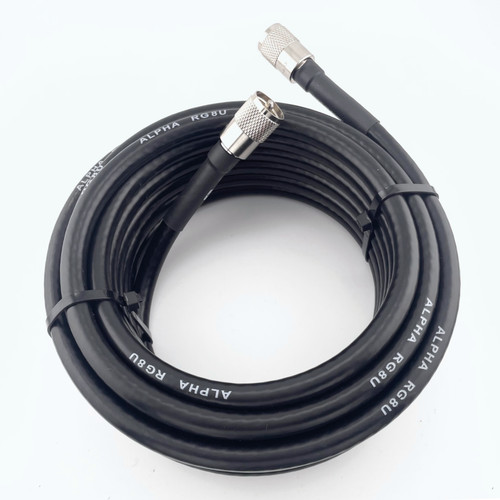 Alpha 100ft rg8u - -, cable